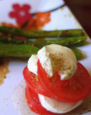 Boccocini et tomates à la balsamique - Cinq Fourchettes