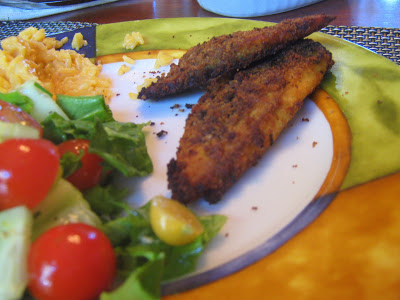 Filets de poisson panés au gingembre et sésame - Cinq Fourchettes