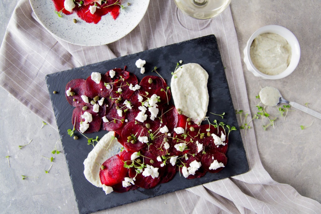carpaccio betteraves automne récolte recettes Cinq Fourchettes