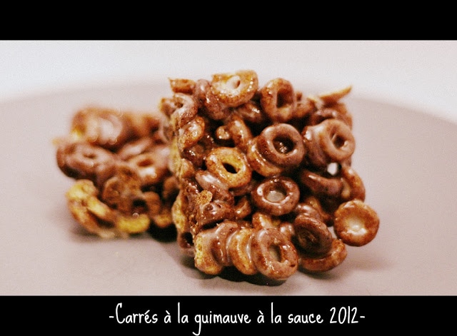 Carrés à la guimauve et aux Cherrios - Cinq Fourchettes