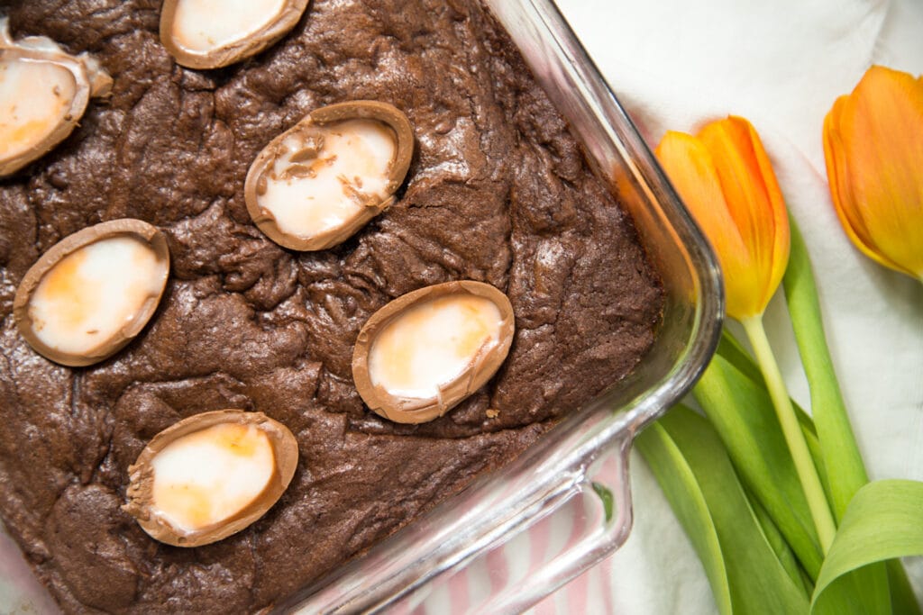 oeufs cadbury brownie recette coco Cinq Fourchettes chocolat paques