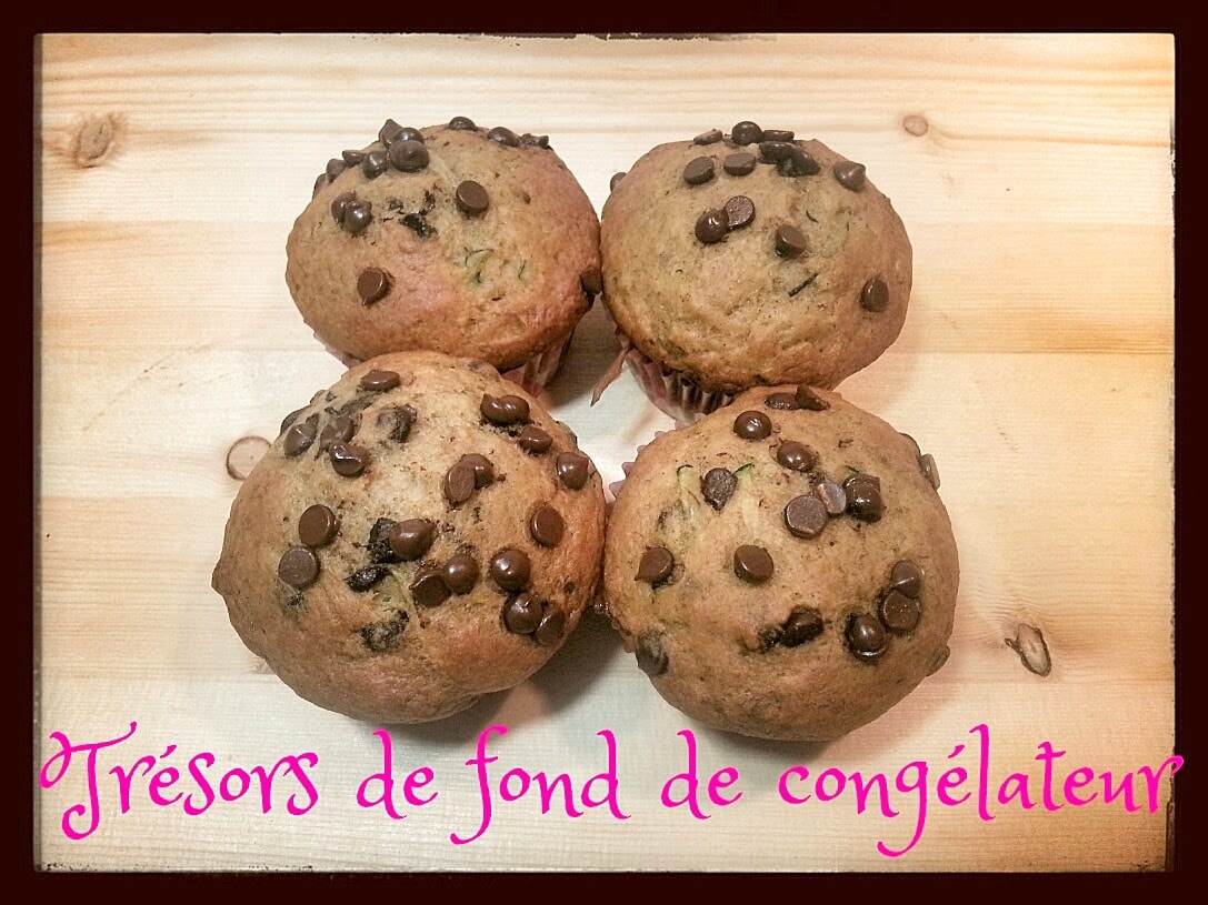 Cupcakes choco-banane-courgette - Cinq Fourchettes