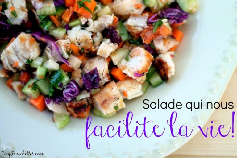 Et si on se simplifiait l’existence? Une salade pour les lunchs! - Cinq Fourchettes