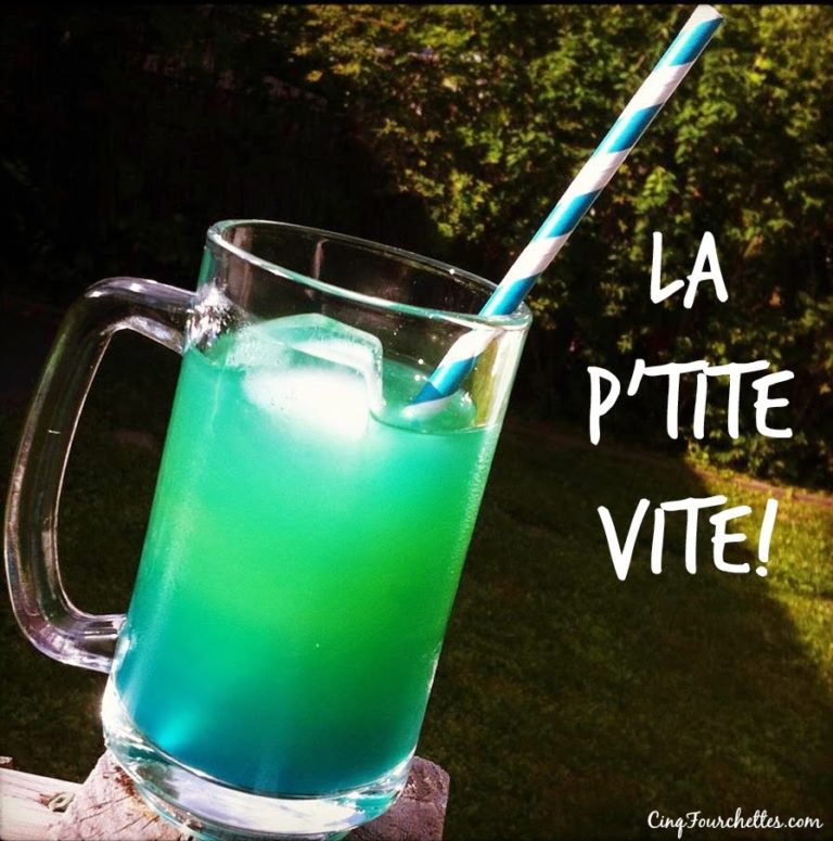 Cocktail maison: La "p'tite vite" ! - Cinq Fourchettes