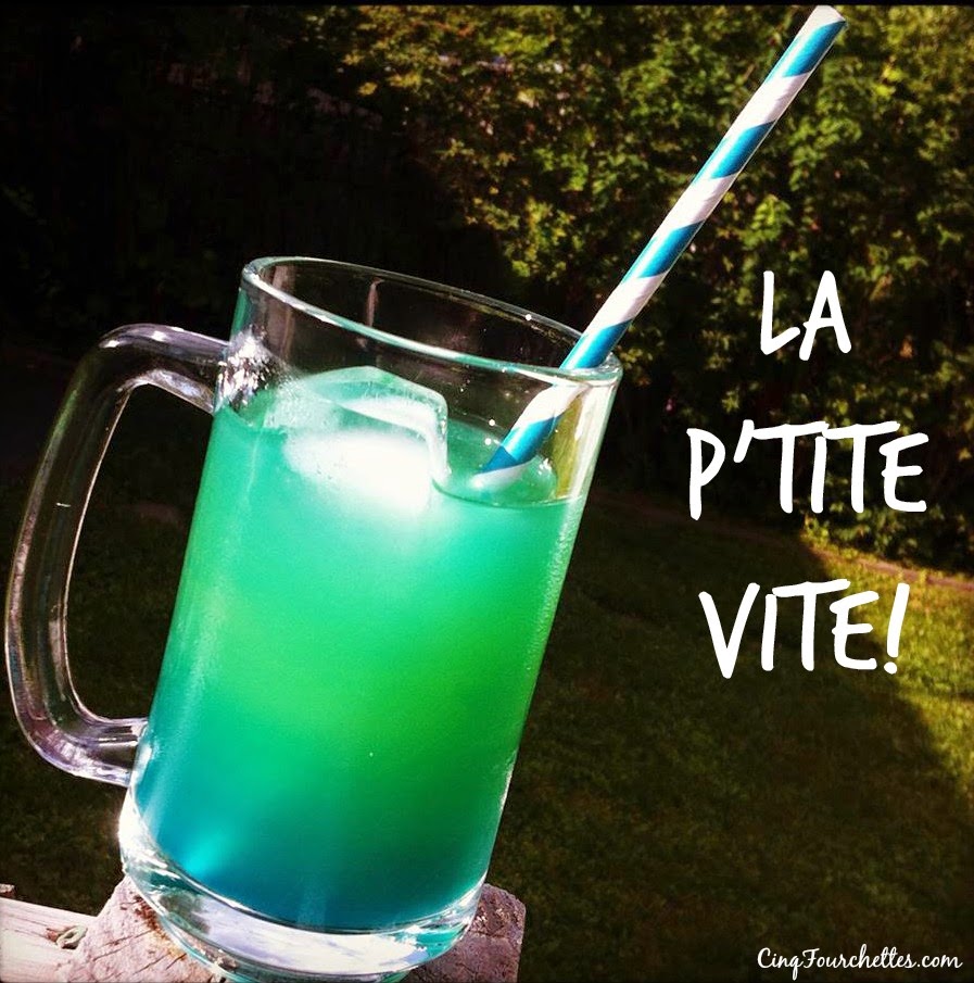 Cocktail maison: La "p'tite vite" ! - Cinq Fourchettes