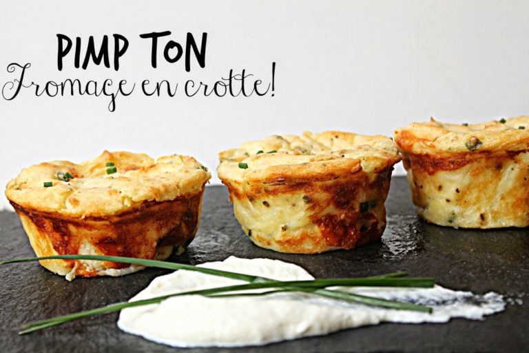 Cupcakes de patates pilées au fromage en grain - Cinq Fourchettes
