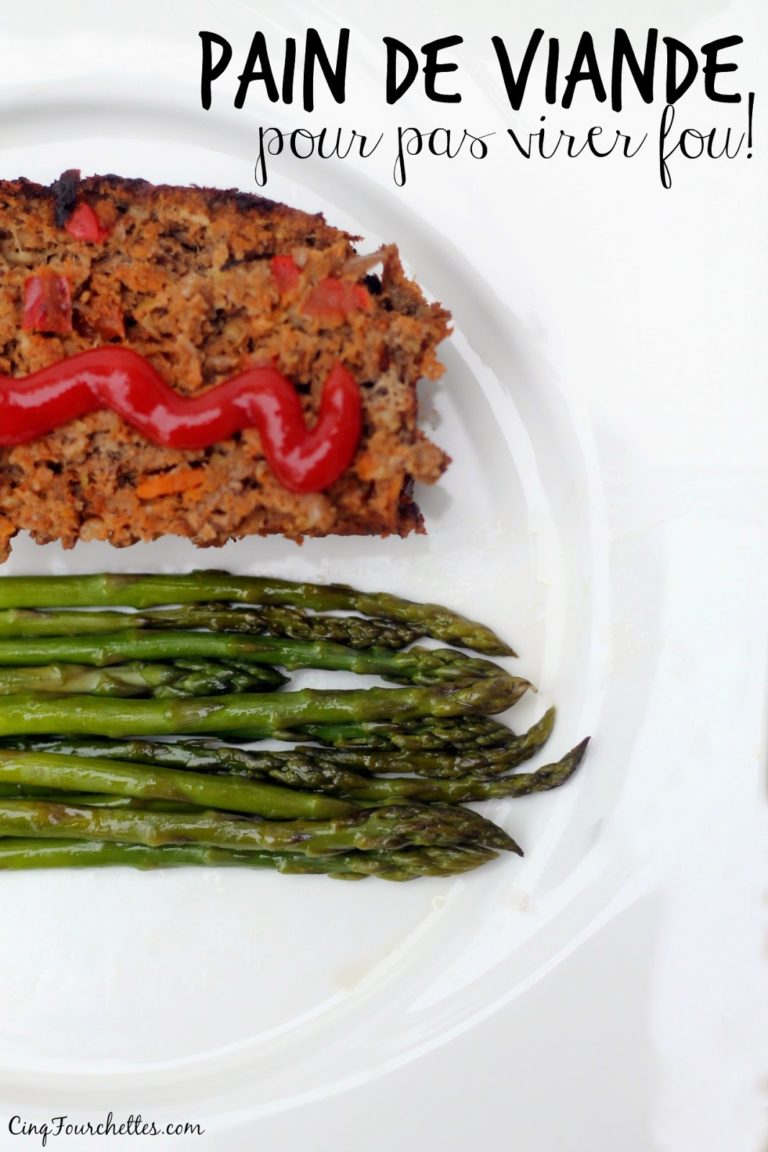 Rendre les soupers agréables avec un banal pain de viande Cinq Fourchettes