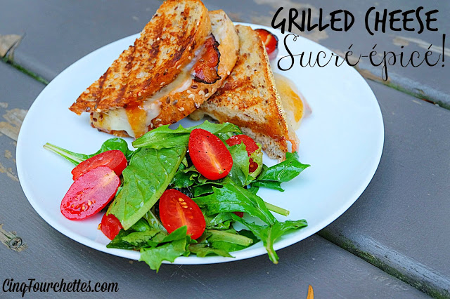 Grilled cheese sucré-épicé - Cinq Fourchettes