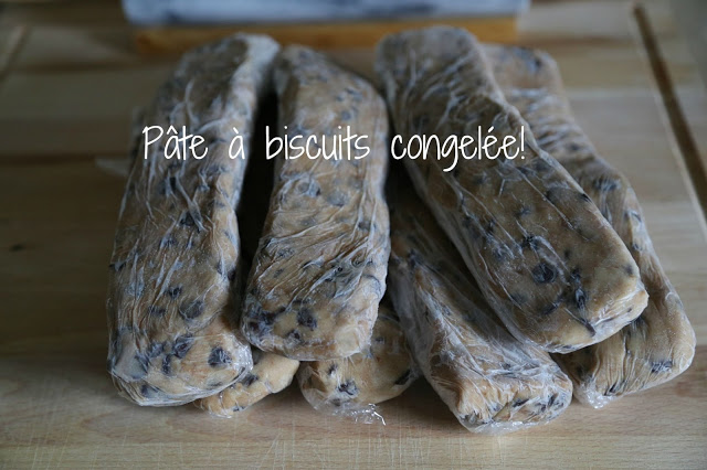 Pâte à biscuits congelée