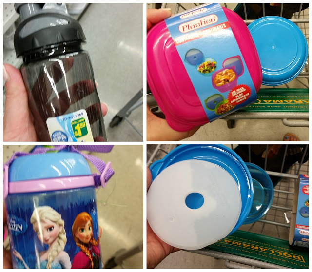 Quelques trucs du Dollarama pour les lunchs