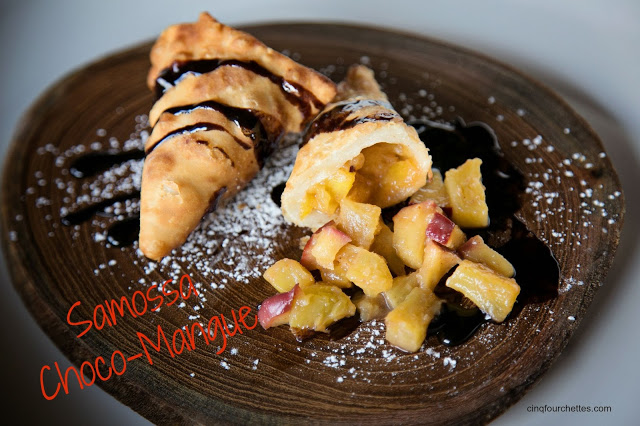 Samossa choco-mangue super facile Cinq Fourchettes