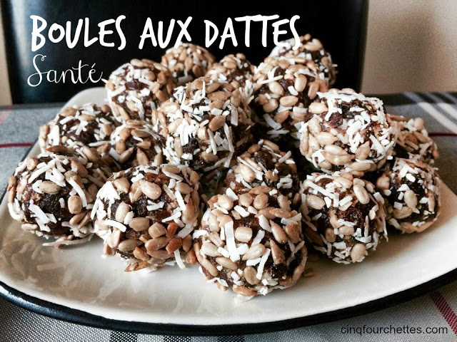 Boules d'énergie aux dattes super faciles!