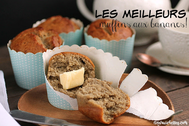 L'ingrédient magique pour faire les meilleurs muffins aux bananes! - Cinq Fourchettes