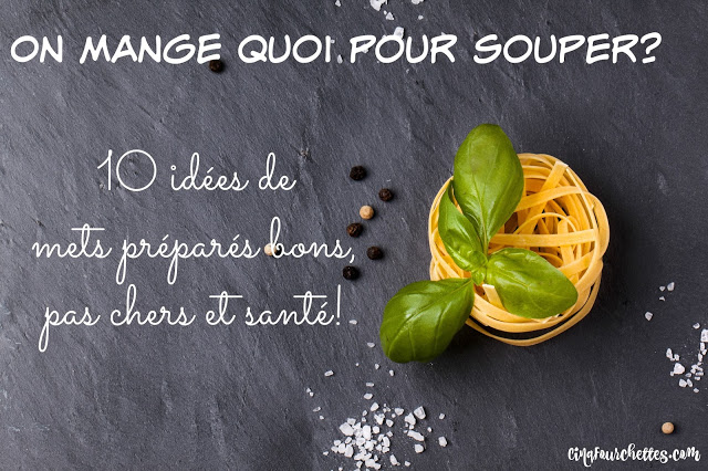 10 soupers préparés pas chers, bons et santé! - Cinq Fourchettes