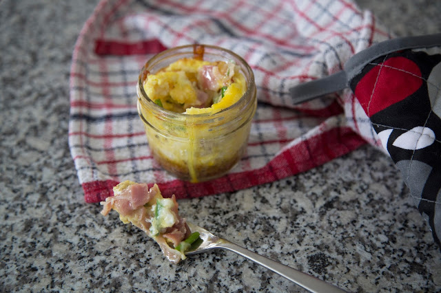 Quiche cuite dans un pot Mason - Cinq Fourchettes 
