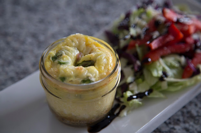 Quiche cuite dans un pot Mason - Cinq Fourchettes