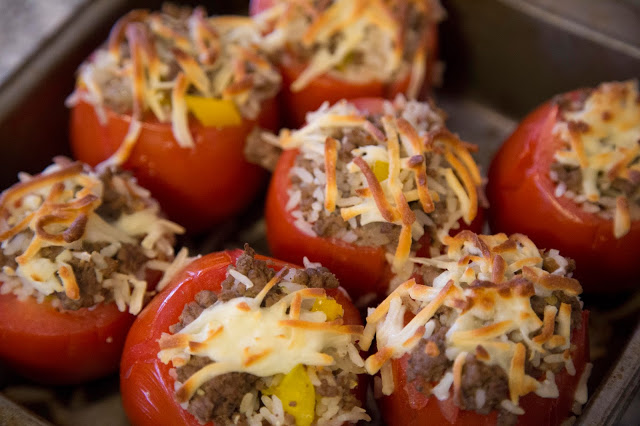 Tomates farcies à la mexicaine Cinq Fourchettes