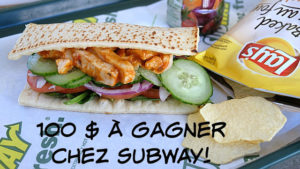 Subway au poulet au beurre