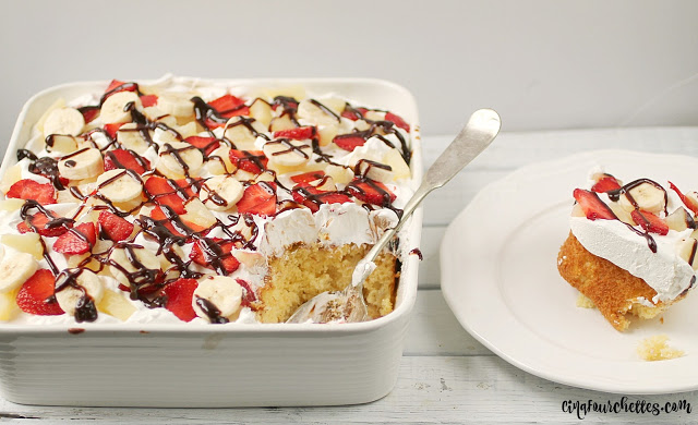 banane royale split gateau Cinq Fourchettes recette