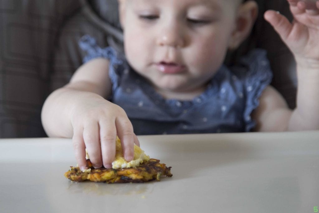 Galettes de légumes Cinq fourchettes oeufs