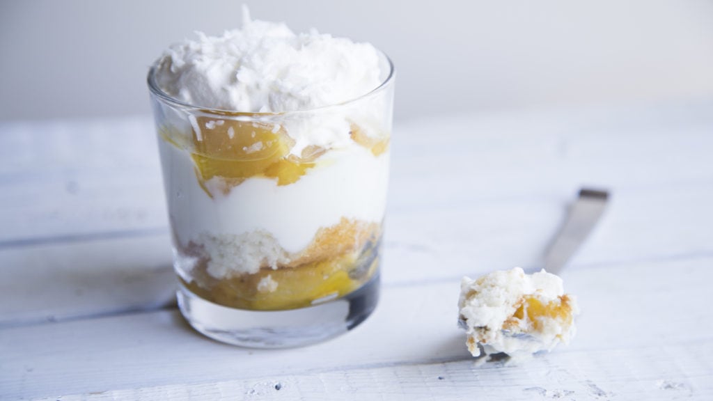 Verrines Pina Colada version allégée pour l'été 