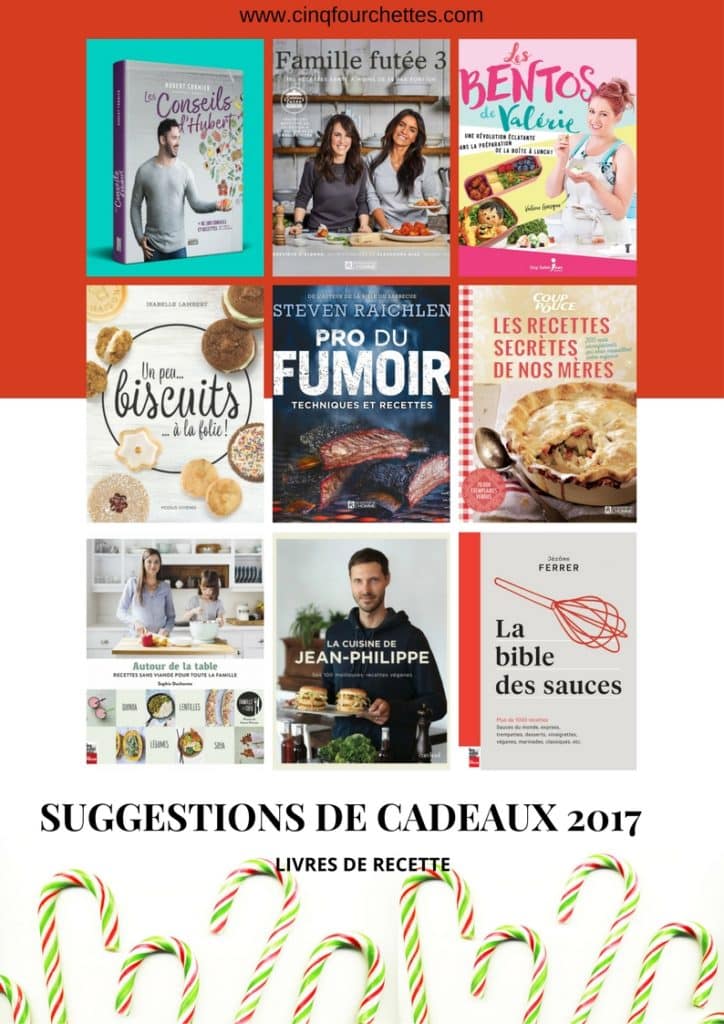 9 suggestions de livres de recettes pour Noël/ Cinq Fourchettes