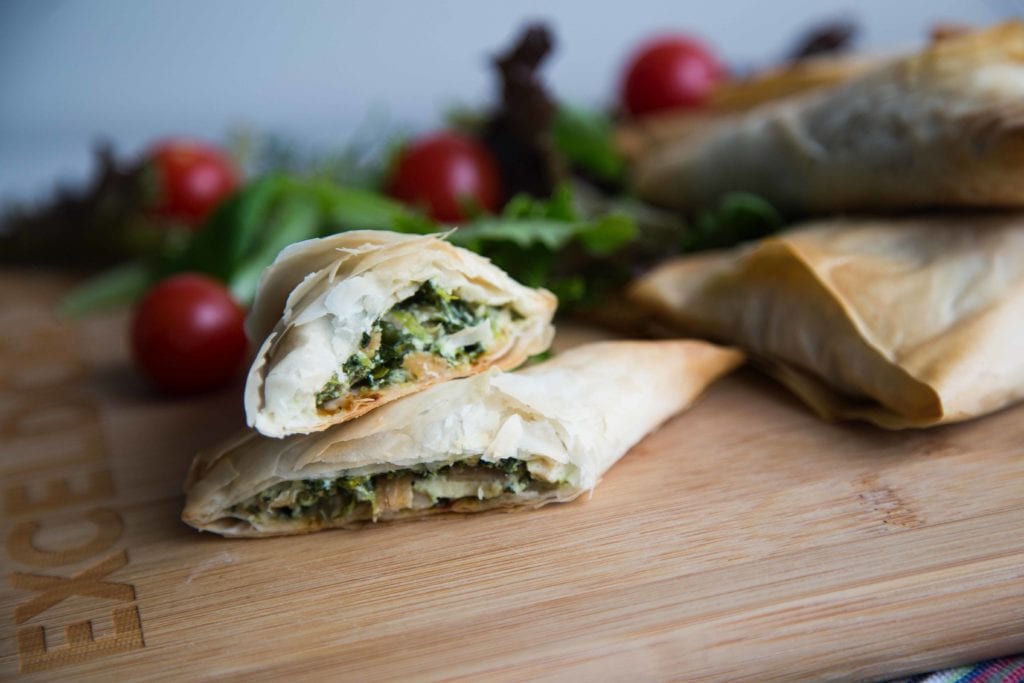 Feuilletée au poulet, aux épinards et à la ricotta / Cinq Fourchettes