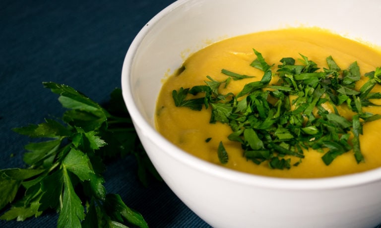 Potage à la patate douce