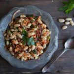 Salade de haricots blancs à la Toscane Cinq Fourchettes salade vegan