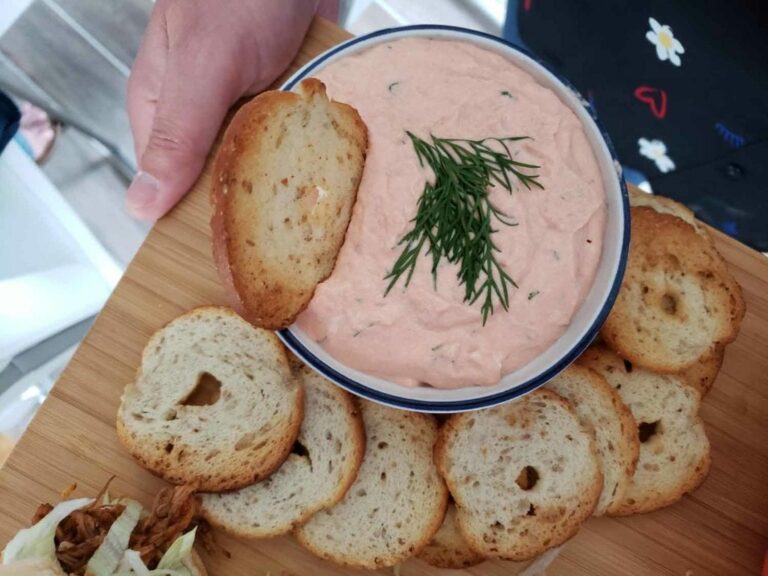 Tartinade de saumon fumée dip salmon recipe recette Cinq Fourchettes