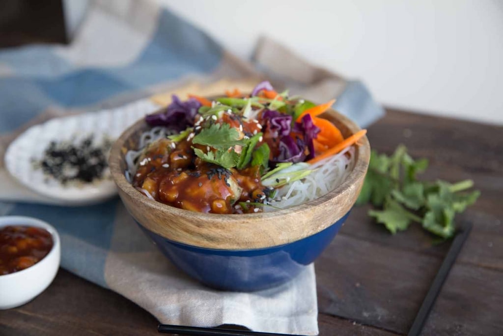 Boulettes de porc sauce à l’ananas - Recette à congeler Cinq Fourchettes