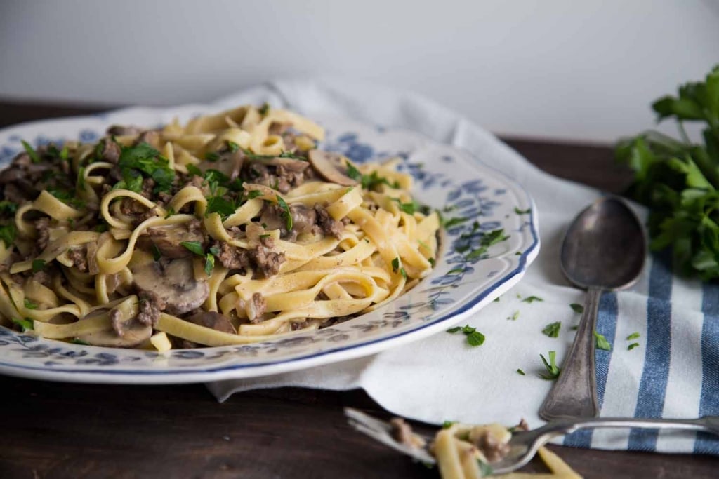 One Pot Pasta Bœuf Stroganoff Cinq Fourchettes