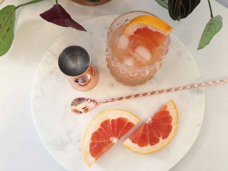Le Paloma, un cocktail fruité, léger et rafraîchissant! Cinq Fourchettes