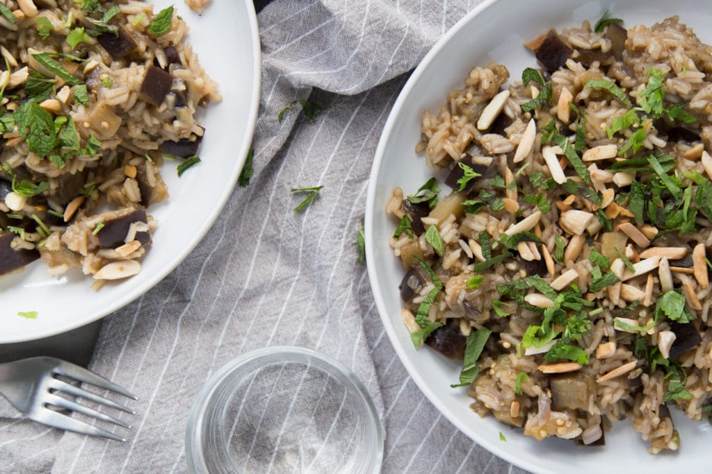 biryani riz aubergine recette
