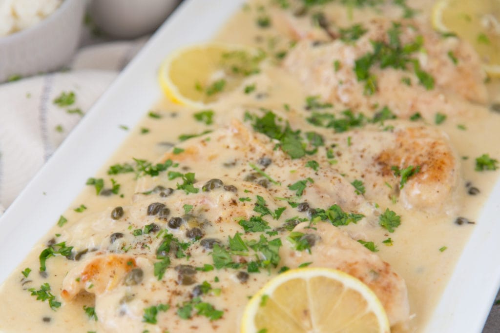 poulet piccata citron Cinq Fourchettes
