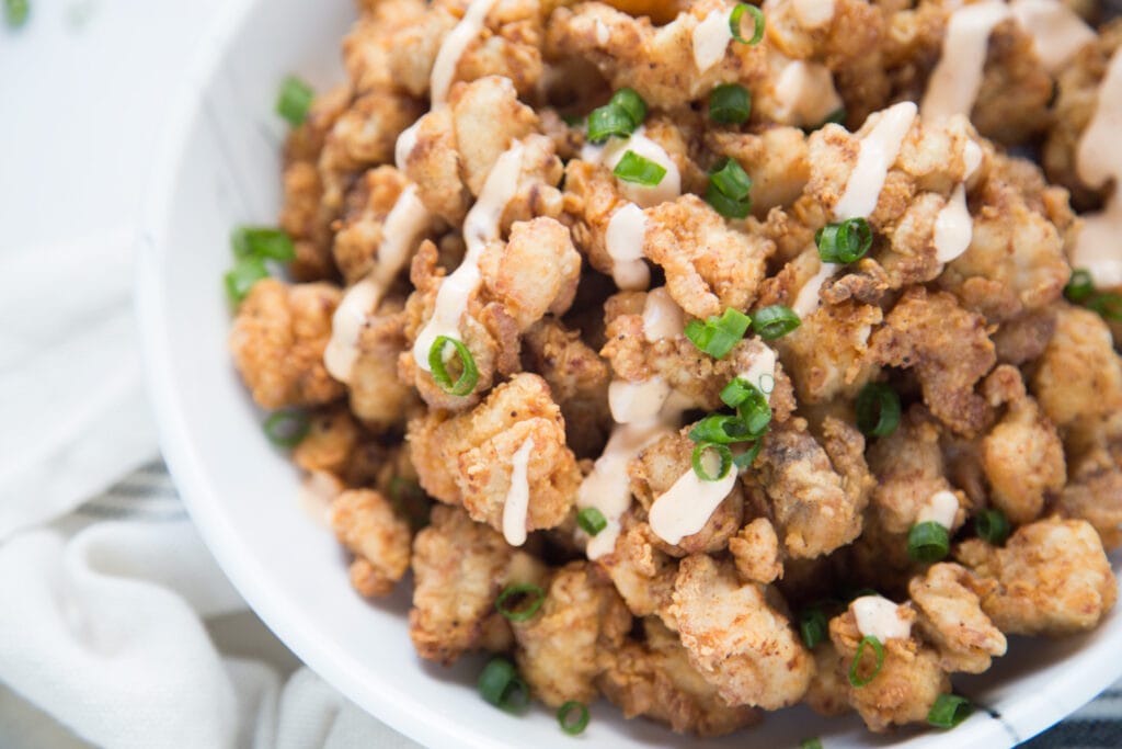 recette poulet popcorn Cinq Fourchettes