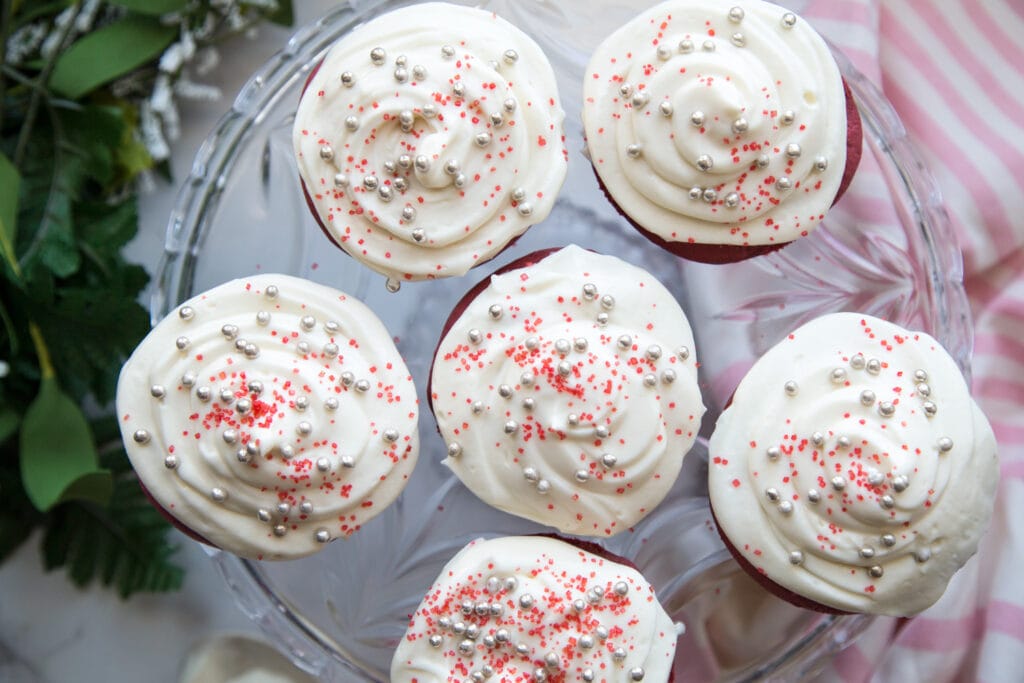 red velvet cupcake Cinq Fourchettes recette