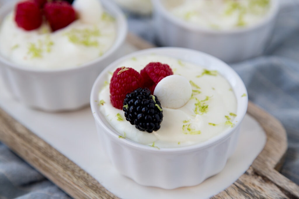 mousse au chocolat blanc Cinq Fourchettes recette