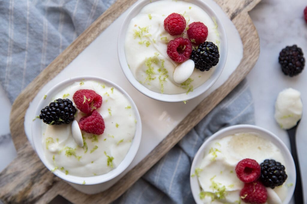 mousse au chocolat blanc Cinq Fourchettes recette