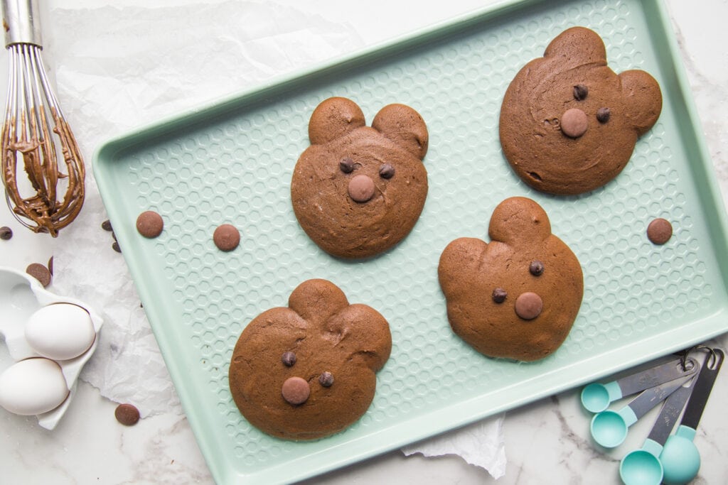 pattes d'ours face ours galette mélasse recette Cinq Fourchettes