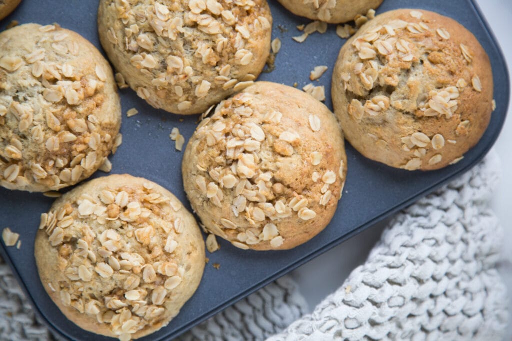 muffins bananes érable crumble recette Cinq Fourchettes