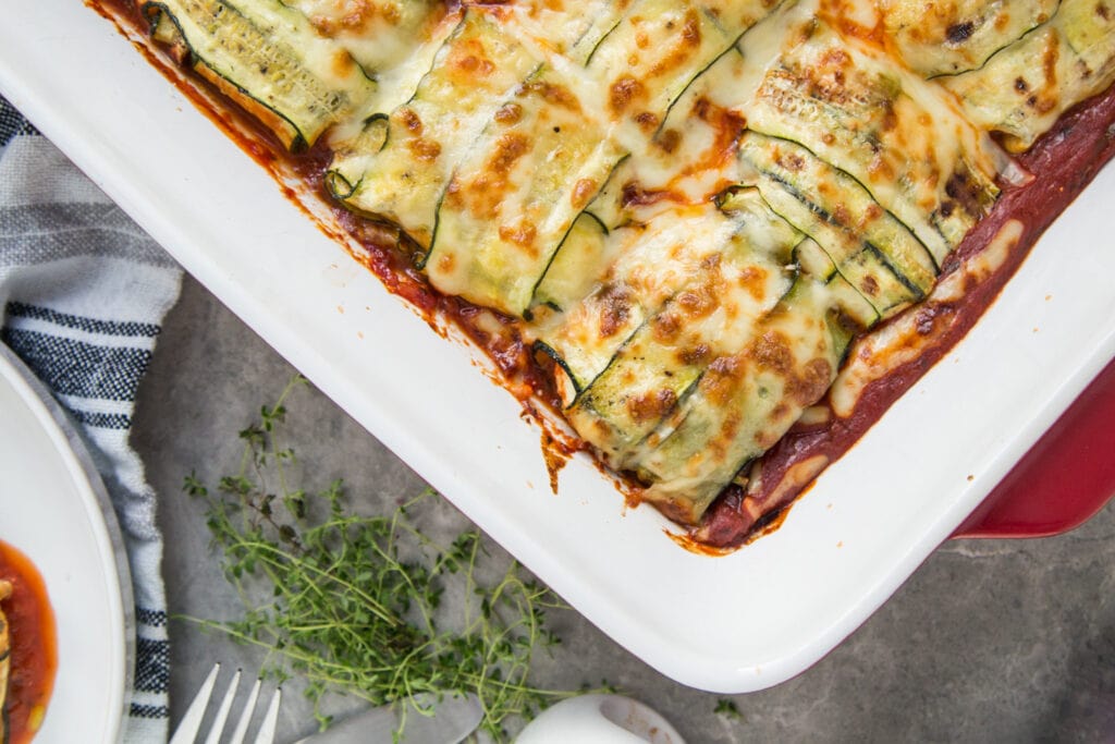 baluchons de courgettes farcies ricotta stuffed zucchinis Cinq Fourchettes recette recipe 