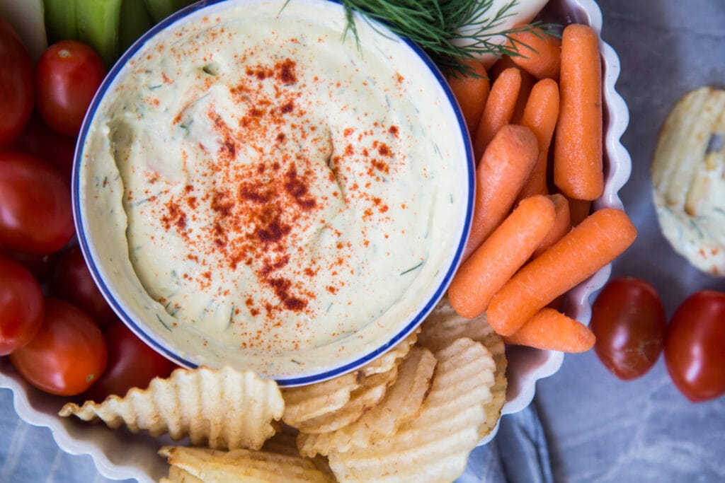 trend tendance trempette fromage cottage moutard mustard cottage cheese Cinq Fourchettes recette recipe 
