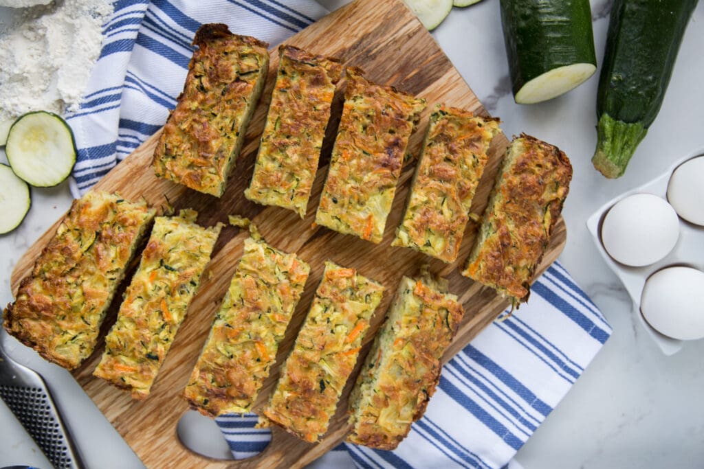 barres de courgettes recette recipe zucchinis Cinq Fourchettes