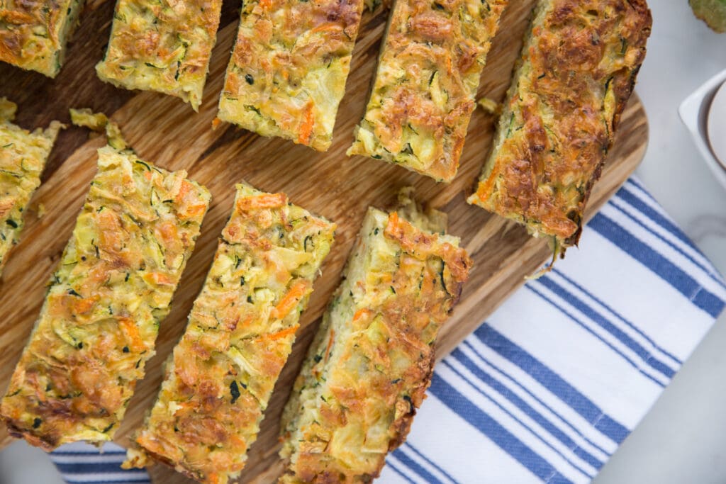 barres de courgettes recette recipe zucchinis Cinq Fourchettes