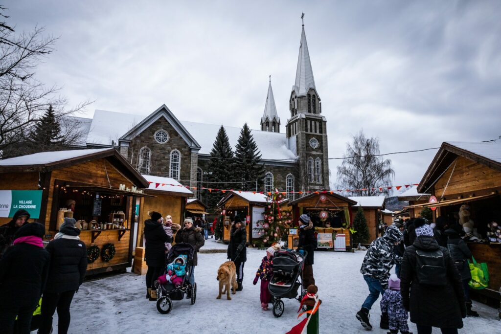 Marché de Noël Québec région Cinq Fourchettes voyage gourmand temps des fêtes